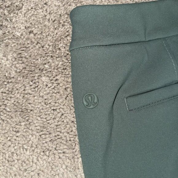 Lululemon Straight-Leg Mid-Rise Pant Luxtreme Regular Forest Green Size M - Picture 6 of 6